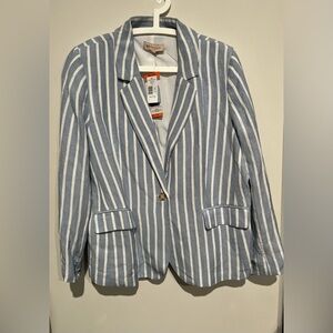 Philosophy linen striped blazer - size XXL
